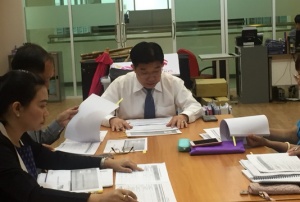 การประชุมกลั่นกรองกรอบหลักเกณฑ์การประเมินผลการดำเนินงานทุนหมุนเวียน ประจำปีบัญชี 2562